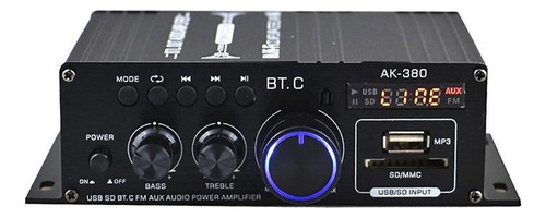Ak380 Amplificador De Potencia De Audio /
