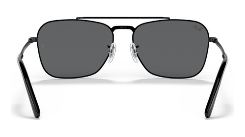 Lentes De Sol New Caravan En Negro Y Gris Ray Ban