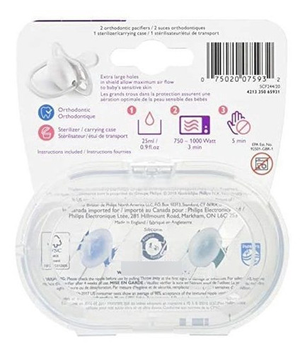Imagen 4 de 5 de Chupones Ultra Soft Avent 0-6 Meses