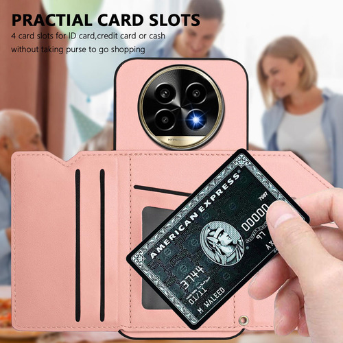 Capa Tipo Carteira À Prova De Choque Para Realme 13 Pro/real