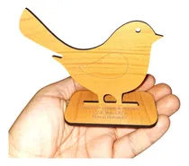 Comprar Recuerdos Para Bautizos - 12 Pajaritos De Madera Grabados