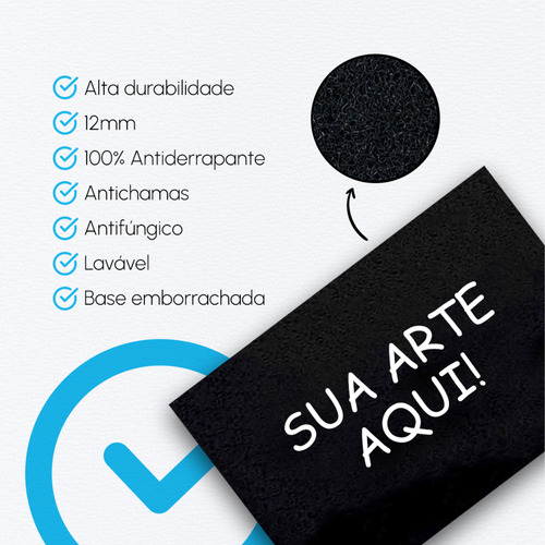 Tapete Capacheria Personalizado - De 110cm X 110cm