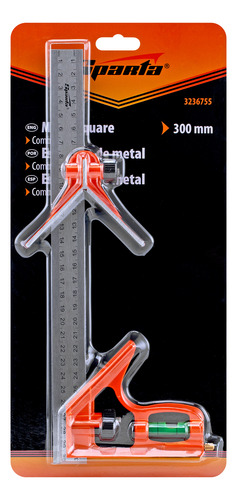 Esquadro Combinado 12pol. 300mm 1pc Sparta