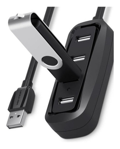 Periferico Externo Puertos 4-usb V2.0 Vention Hub Otg Pc 