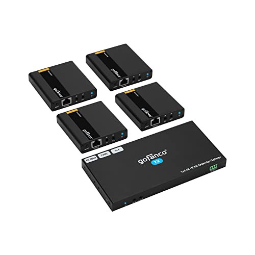 Extensor Hdmi Gofanco, 1x4, Cat6/7, Hasta 4 K/30 H