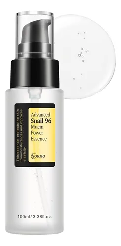 Sérum Sokgo Snail Mucin Para Hidratar Y Reparar La Piel De F