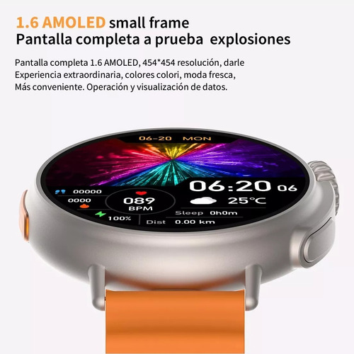Reloj Inteligente Nfc Serie Ultra Para Hombre Y Mujer Call S