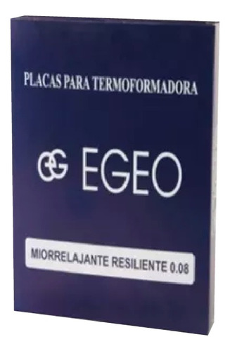 Placas Blanda Termoformadora 0,080 (2,0mm) X 5un Egeo Dental