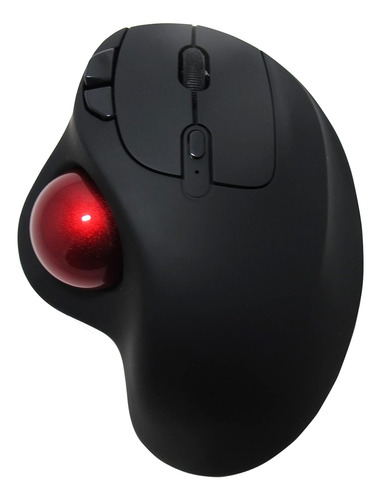 Raton Trackball Silencioso Recargable Y Multimodo Mojo (a...