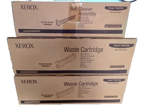 Waste Cartridge Xerox 7750/7760 Original (total 3 Unidades)