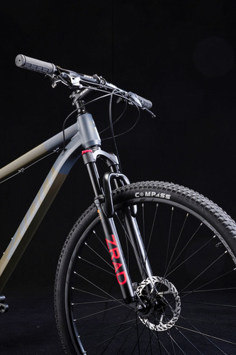 Bicicleta Mtb Zion Aspro Rodado 29 21 Velocidades Verde/gris M