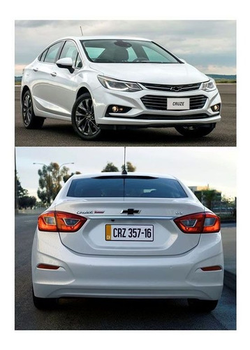 Emblema Adesivo Gravata Chevrolet Cruze 17 Hach/sedan Preta