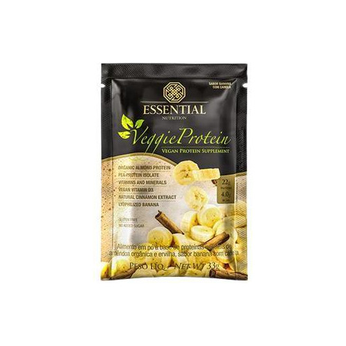 Proteína Veggie Banana Com Canela Sachê 33g