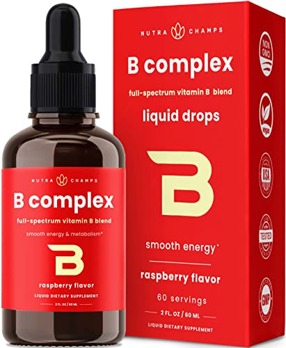 Nutra Champs Complejo De Vitamina B Liquid Drops  B Ny2lv