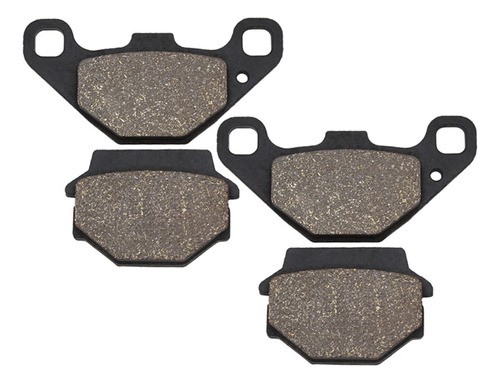 2 Pares De Pastillas De Freno Para Kawasaki Kx125 Bj 250