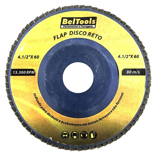 Disco Desbaste Flap Reto 7x80 Beltools