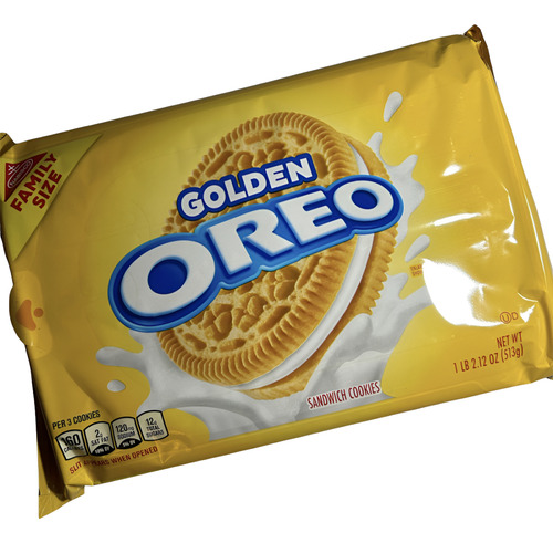 Galletas 2pak Oreo Golden Family Size 536g C/u Importadas