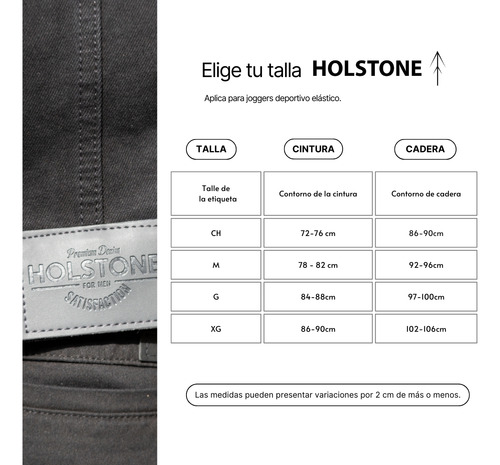 2 Pack Jogger Deportivo Holstone Elástico Para Hombre