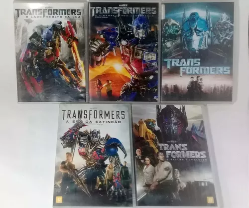 Transformers 1 2 3 4 E 5 Dvd Originais Lacrados