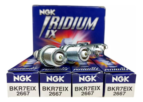 Jogo Vela Iridium Ngk Vw Fox 1.6 8v 2005 2006 2007 2008 2009