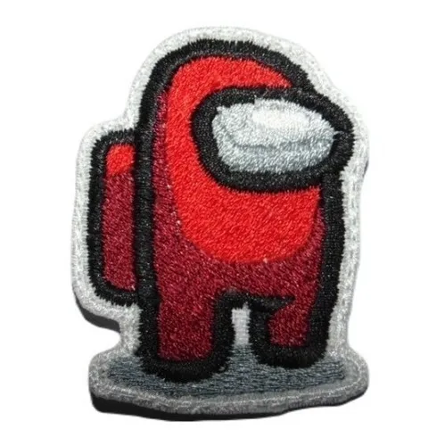 comprar Parche (escudo) Bordado Termoadherible, Amoung Us Rojo