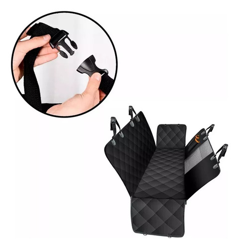 Funda Forro Cubre Asiento Mascotas Auto 132x137