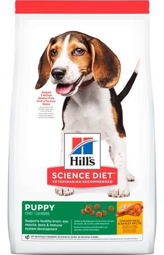 Alimento Perro Croqueta Cachorro Sano Desarrollo 2 Kg Hill's