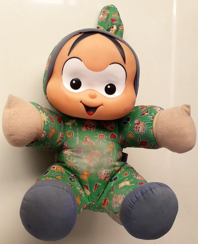 Boneco Pano Cebolinha Monica Multibrink 30cm Usado Ler Descr (Usado)