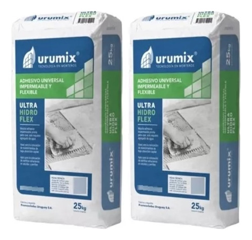 Adhesivo Impermeable Y Flexible Urumix 25 Kilos Pf