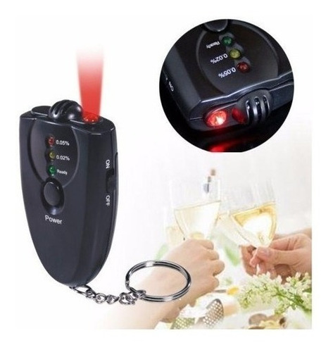 Imagen 3 de 3 de Test Alcoholemia Llavero Flash Light