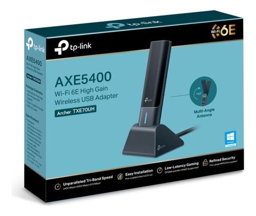 Adaptador Usb Wifi 6e De Alta Ganancia Archer Txe70uh