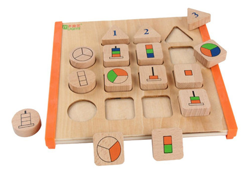 Número Geometría Bloque Educación Puzzle Juguetes De