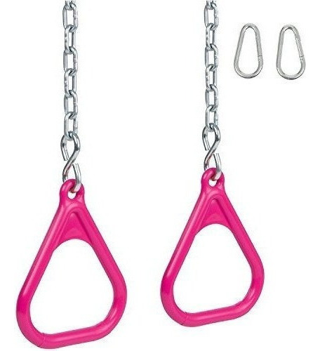 Swing Set Stuff Trapeze Anillos Y Cadenas Con Sss Logo Stick