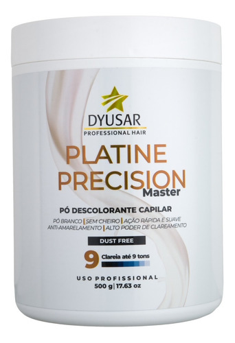 Pó Descolorante Platine Precision Master White Dyusar 500g