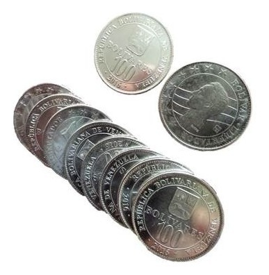 Monedas De Colección De 100 Bs.  Año 2016 (10 Monedas )