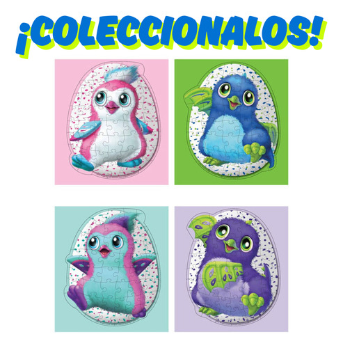 Hatchimals Huevo Rompecabezas Sorpresa Con 46 Piezas