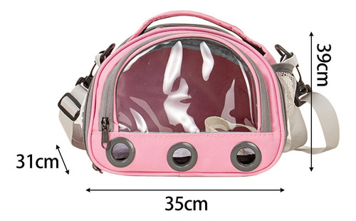 P Bolsa Transportadora For Hámster, Jaula L Rosa