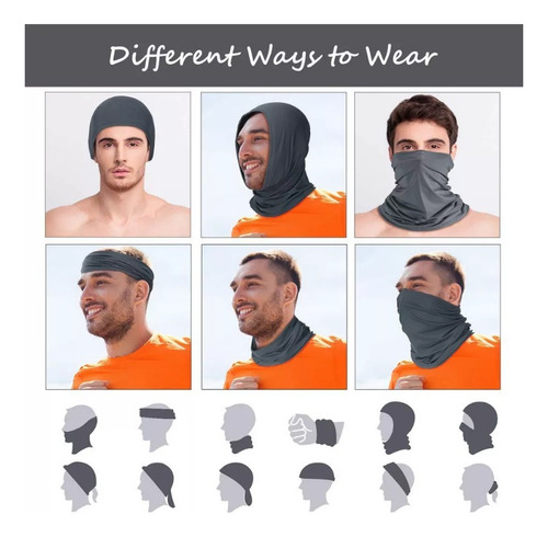 4 Piezas De Verano Con Protección Uv, Pañuelo Para La Cara,