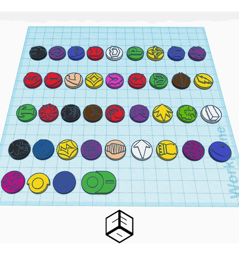 Fichas Counters Mtg Magic The Gathering X 20