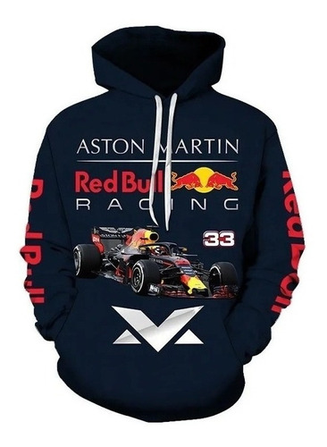 Sudadera Red Bull Infiniti Racing Hombre Mujer Estampado Com