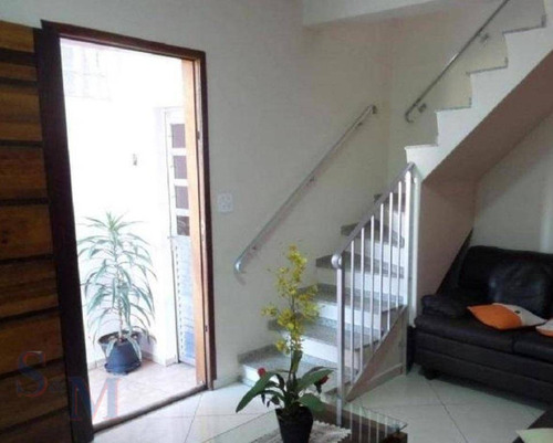Imagem 4 de 16 de Sobrado Com 3 Dormitórios À Venda, 139 M² Por R$ 380.000,00 - Parque João Ramalho - Santo André/sp - So0316