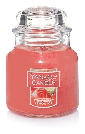 Vela Aromática Small Jar Strawberry Lemon Ice Yankee Candle