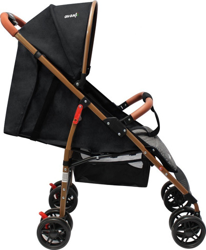 Cochecito Bebé Paseo Avanti Compacto Capota Xxl Apto 0+ Color Gris