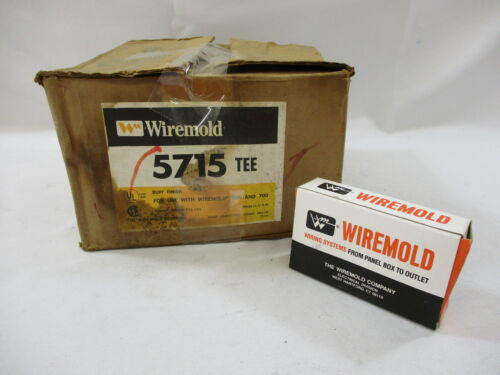 *new* (lot Of 15) Wiremold 5715 Tee Fitting Buff Finish Uur