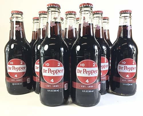 Dr. Pepper Real Azúcar Soda, De 12 Onzas (12 Botellas).