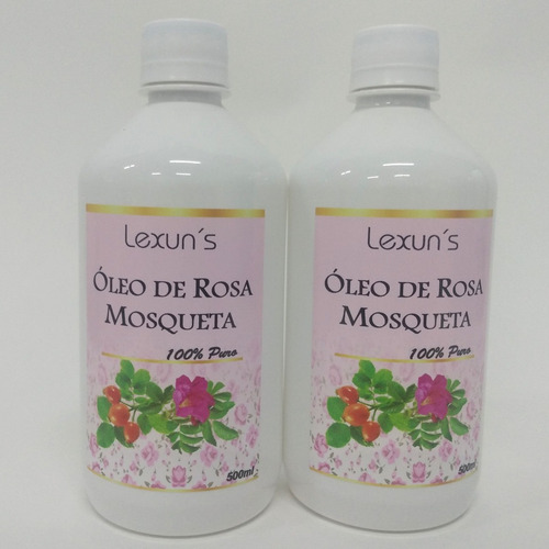 Oléo De Rosa Mosqueta Puro Lexuns 500ml Rosa Mosqueta