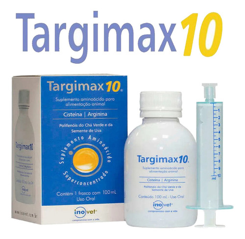 Inovet Suplemento Targimax Vitaminas Cachorros/Gatos - 100 mL
