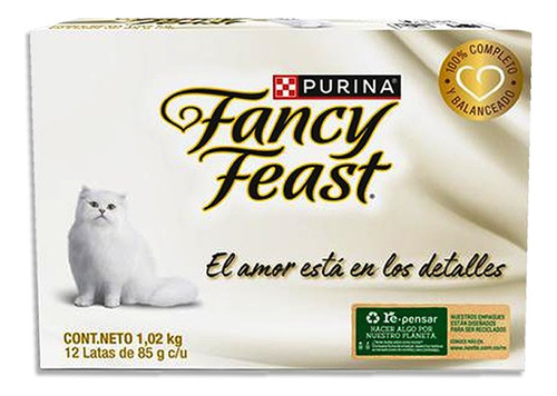 Purina Fancy Feast 12 Latas Surtidas