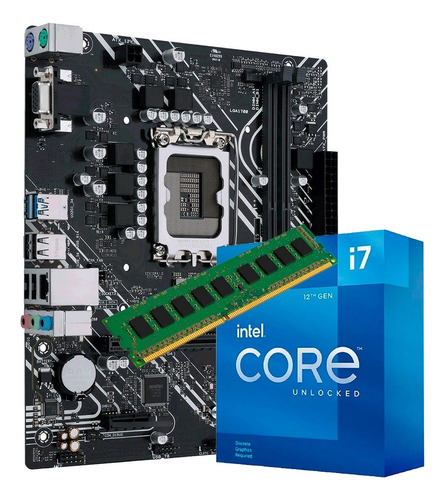 Actualizacion Combo Intel Core I7 12700 + 16gb + Mother