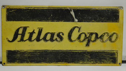 Letrero Antiguo ,atlas Copco